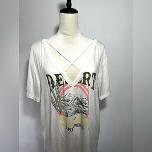 Express, one- eleven collection, oversized comfy graphic tee, L